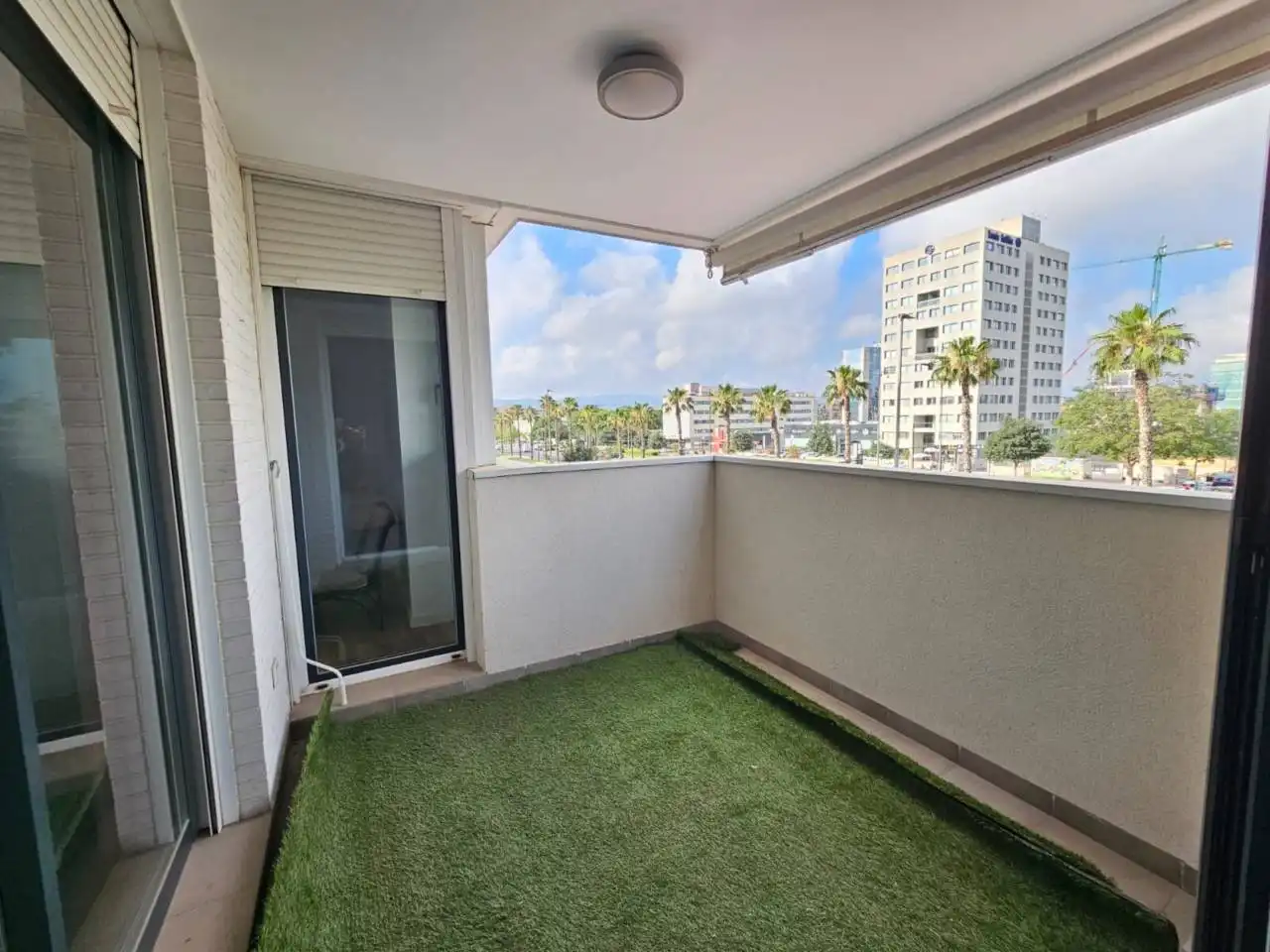 Balcony of Flat for rent in Murcia  with Air Conditioner, Terrace and Furnished