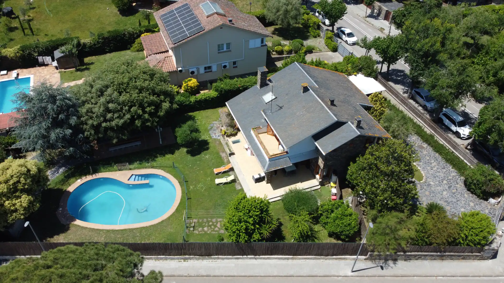 Schwimmbecken von Haus oder Chalet zum Verkauf in Cardedeu mit Klimaanlage, Heizung und Privatgarten