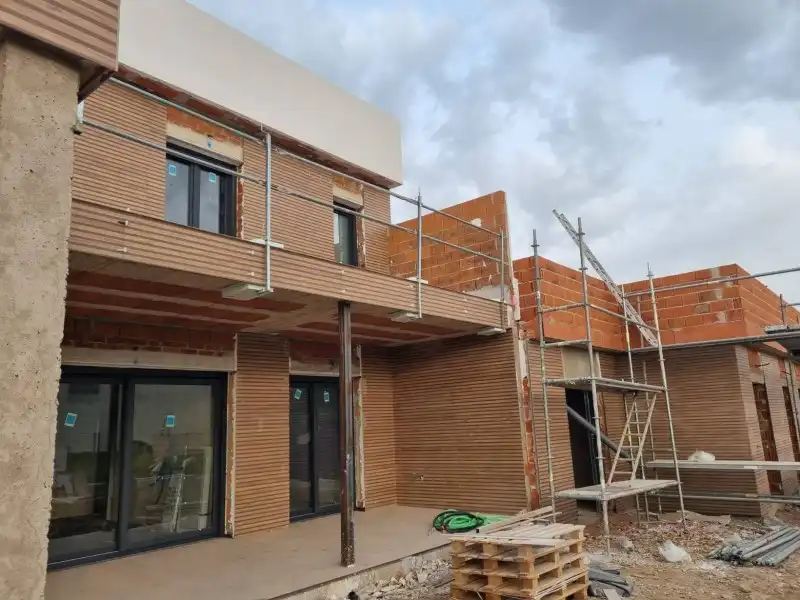 Exterior view of Houses for sale in Carcaboso  with Air Conditioner, Heating and Terrace