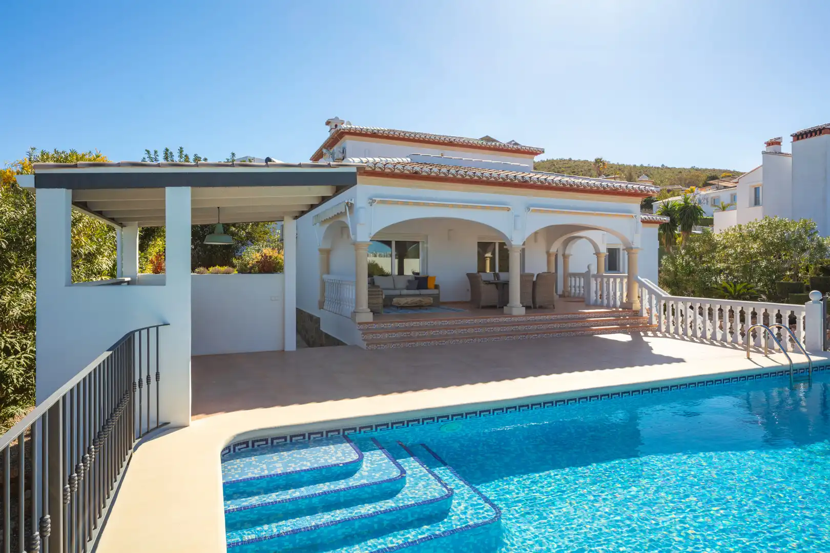 Exterior view of Houses for sale in Jávea / Xàbia  with Air Conditioner, Heating and Private garden