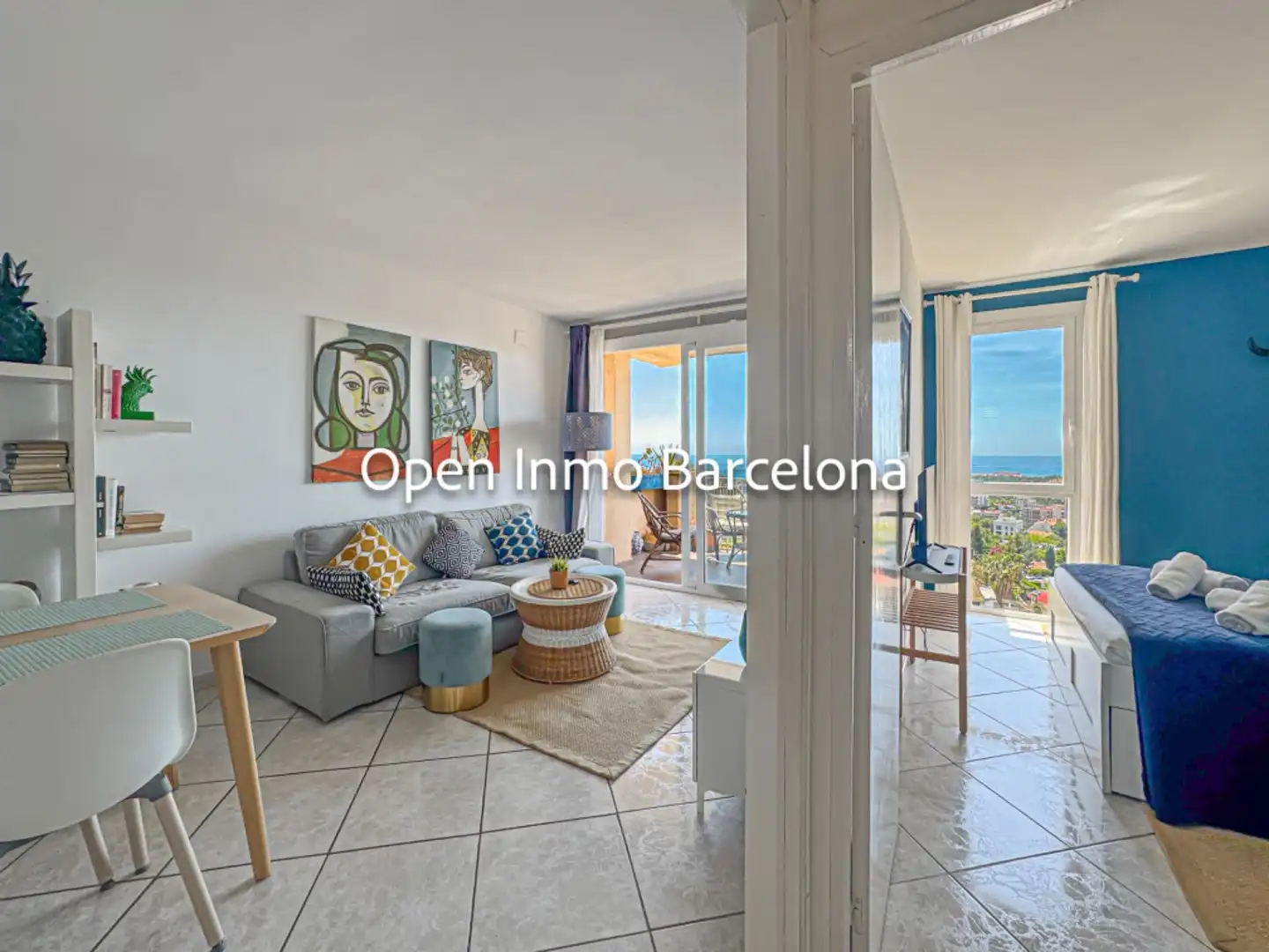 Living room of Flat for sale in Sant Pere de Ribes  with Heating, Private garden and Terrace