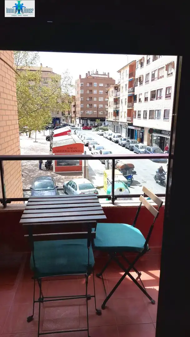 Exterior view of Flat for sale in Albacete  with Air Conditioner, Heating and Furnished