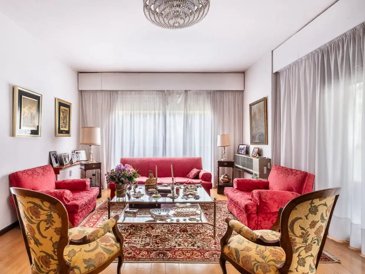 Sala de estar de Piso en venta en  Madrid Capital con Terraza y Balcón