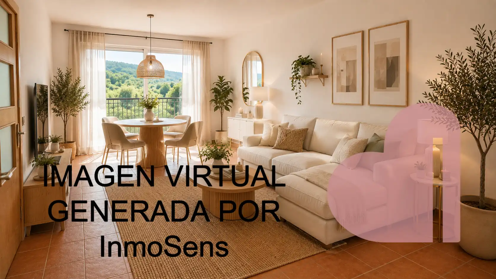Sala de estar de Casa adosada en venta en Vallirana con Jardín privado, Terraza y Balcón