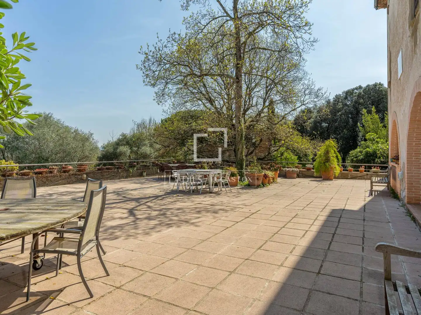 Terrace of Country homes for sale in Anglès  with Air Conditioner, Private garden and Terrace