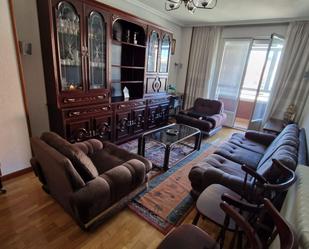Living room of Flat for sale in León Capital   with Heating, Parquet flooring and Terrace