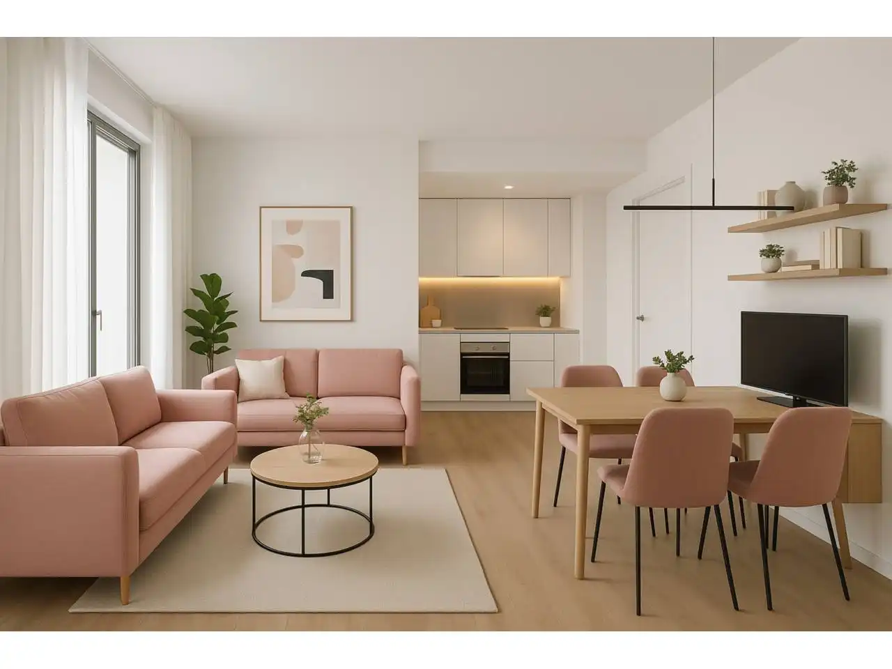Sala de estar de Piso en venta en Granollers con Aire acondicionado, Calefacción y Parquet
