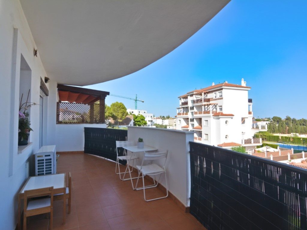 Terrace of Flat for sale in Mijas  with Air Conditioner, Terrace and Swimming Pool