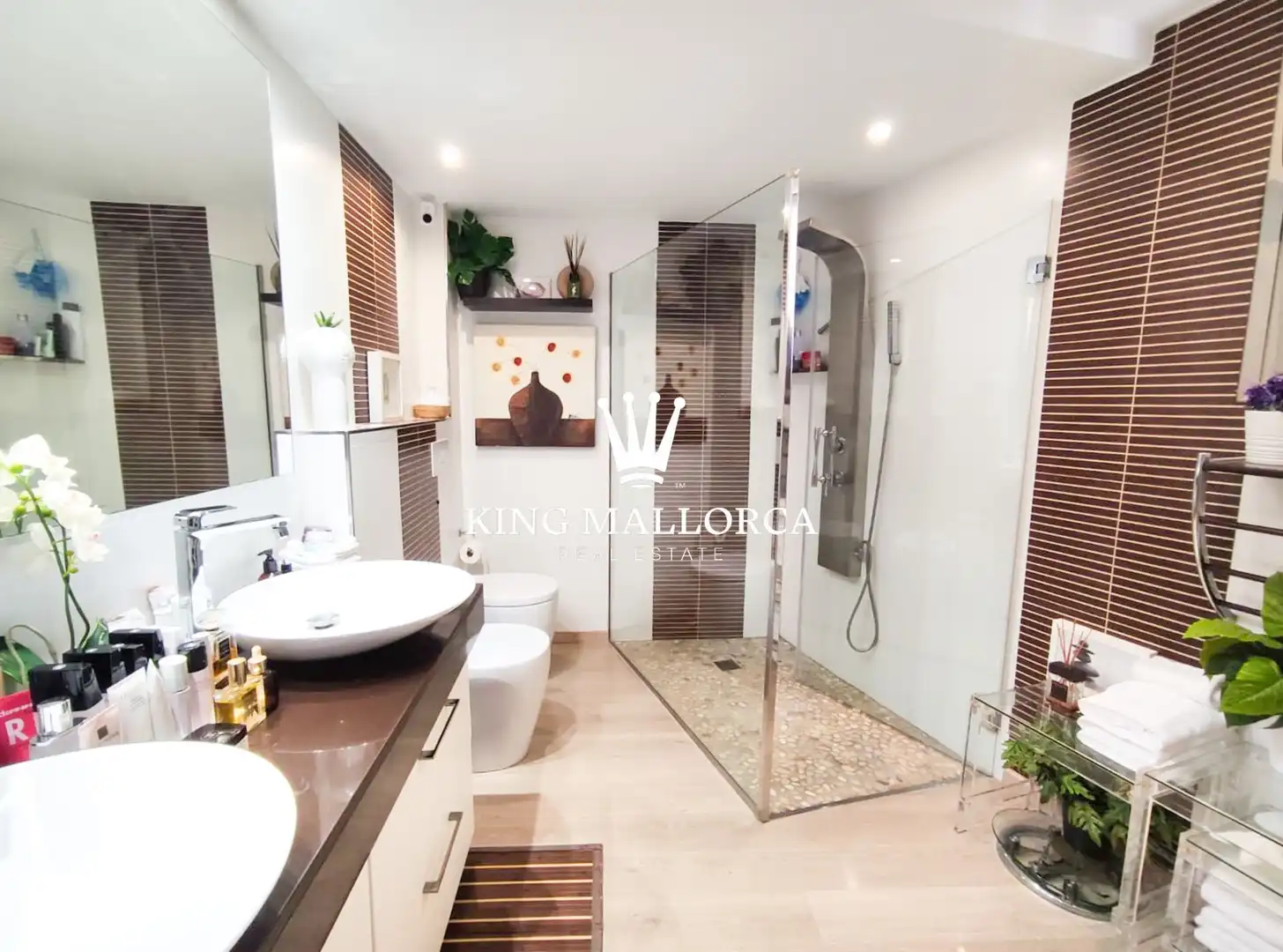 Badezimmer von Wohnungen zum Verkauf in Calvià mit Klimaanlage, Heizung und Terrasse