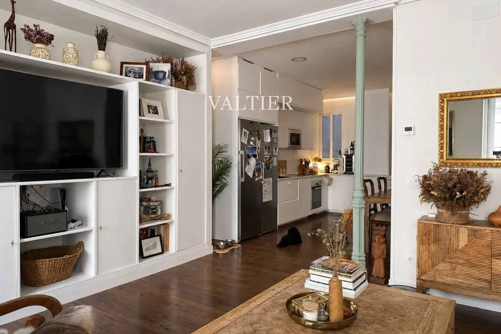Sala de estar de Piso de alquiler en Madrid con Aire acondicionado