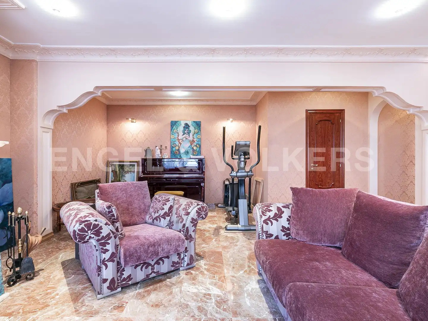 Sala de estar de Casa o chalet en venta en Sant Just Desvern con Aire acondicionado, Calefacción y Parquet