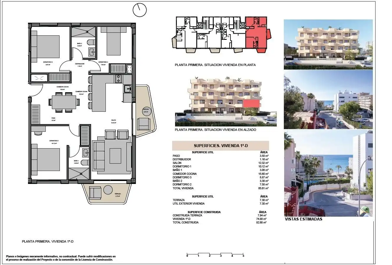 Apartment with pool for sale in Playa Muchavista, imagen 13