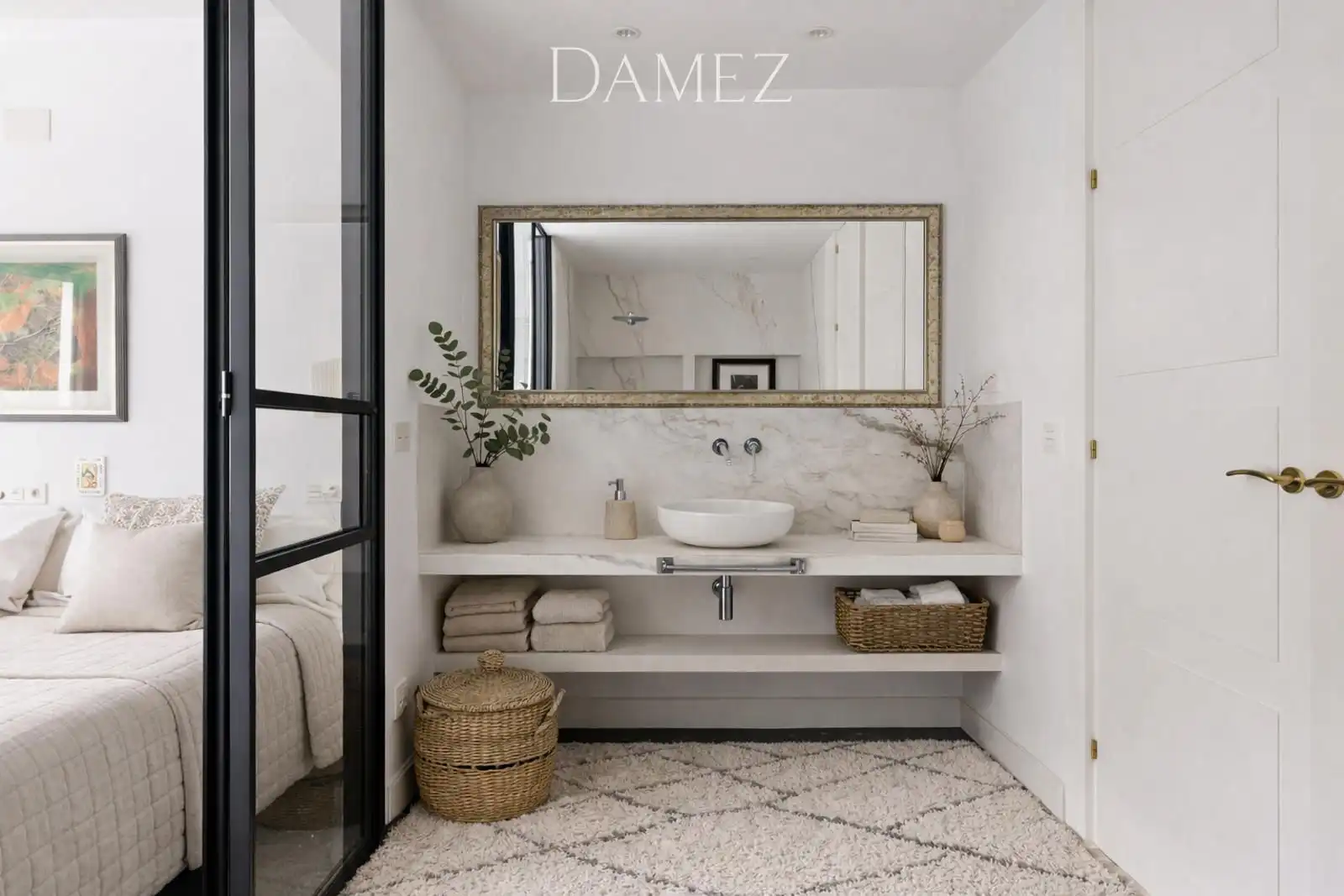 Badezimmer von Wohnung zum Verkauf in Madrid mit Klimaanlage, Heizung und Abstellraum