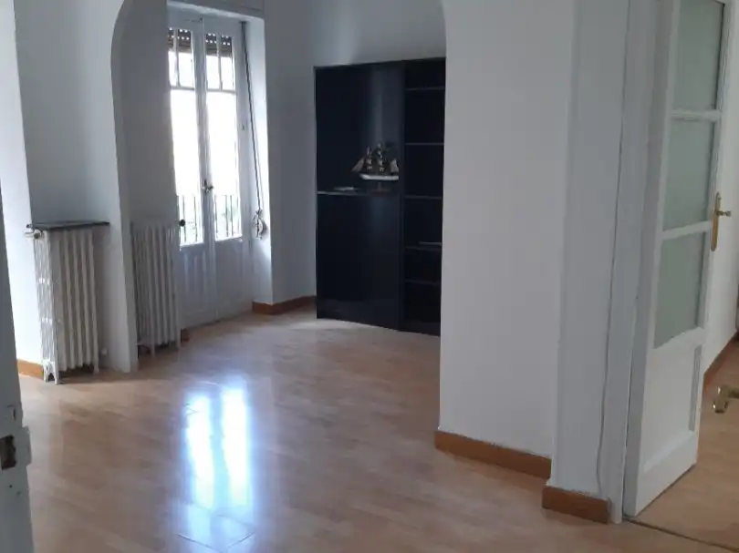 Bedroom of Flat for rent in  Madrid Capital  with Balcony