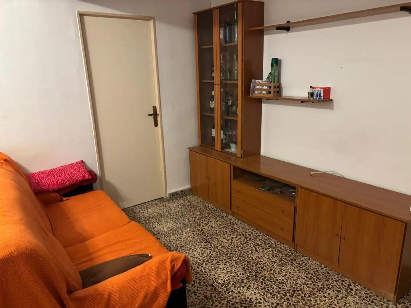 Wohnzimmer von Wohnung zur Miete in Murcia mit Möbliert, Waschmaschine und Balkon