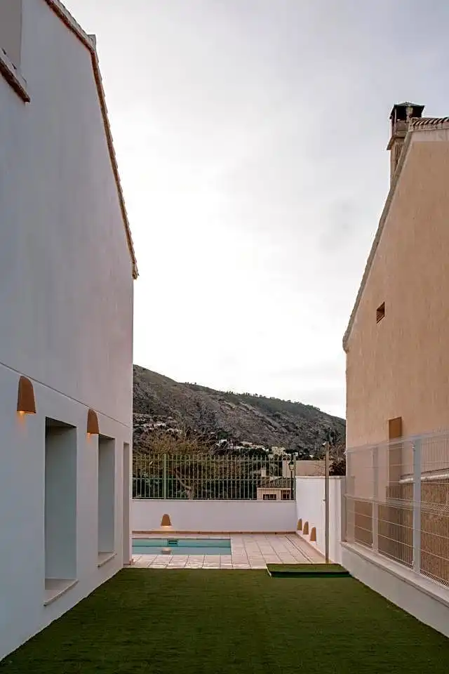 Vista exterior de Casa o chalet en venta en Orxeta con Terraza y Piscina