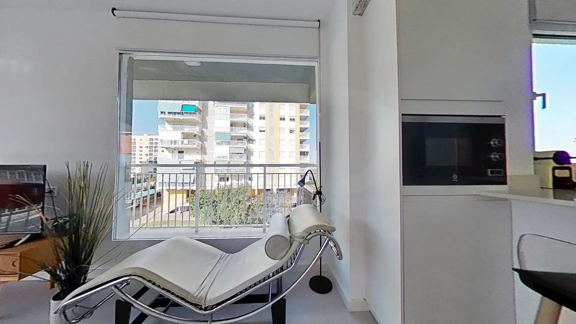 Terrasse von Wohnung zur Miete in Benicasim / Benicàssim mit Klimaanlage, Terrasse und Schwimmbad