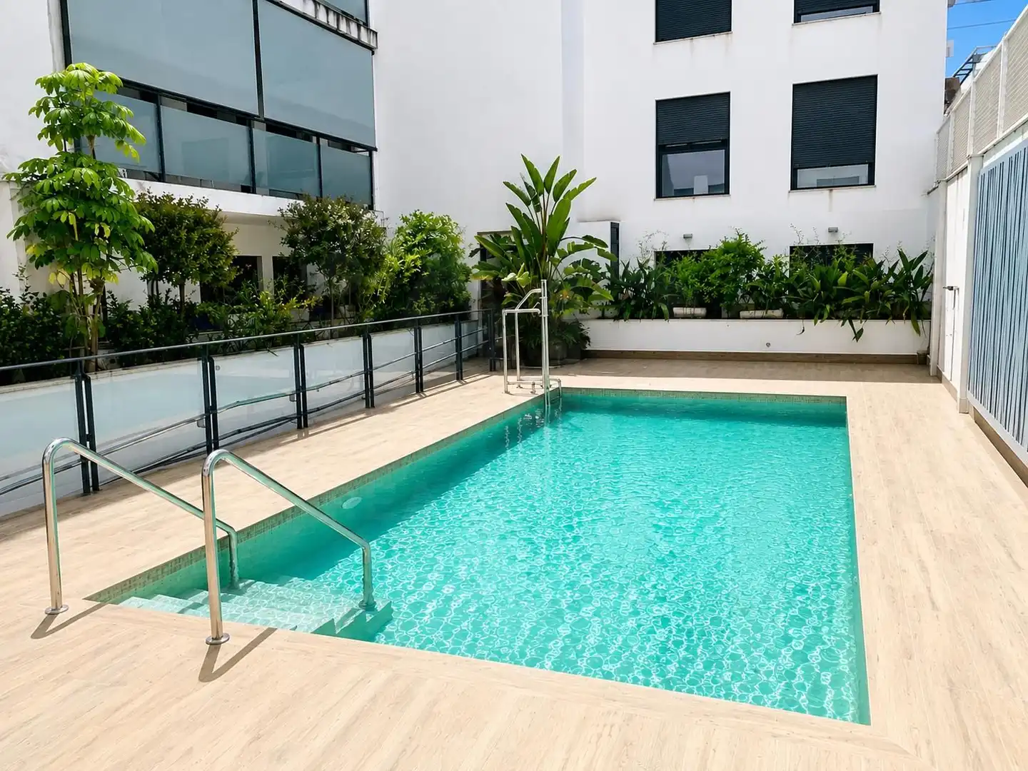 Swimming pool of Attic for sale in Sevilla  with Air Conditioner, Heating and Terrace