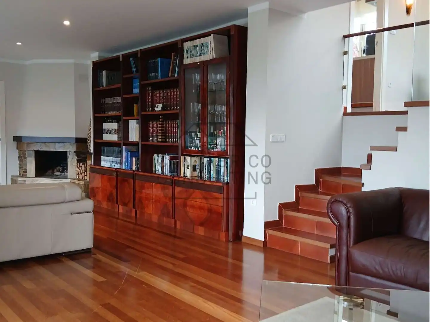 Living room of Houses for sale in Navia  with Heating, Parquet flooring and Terrace