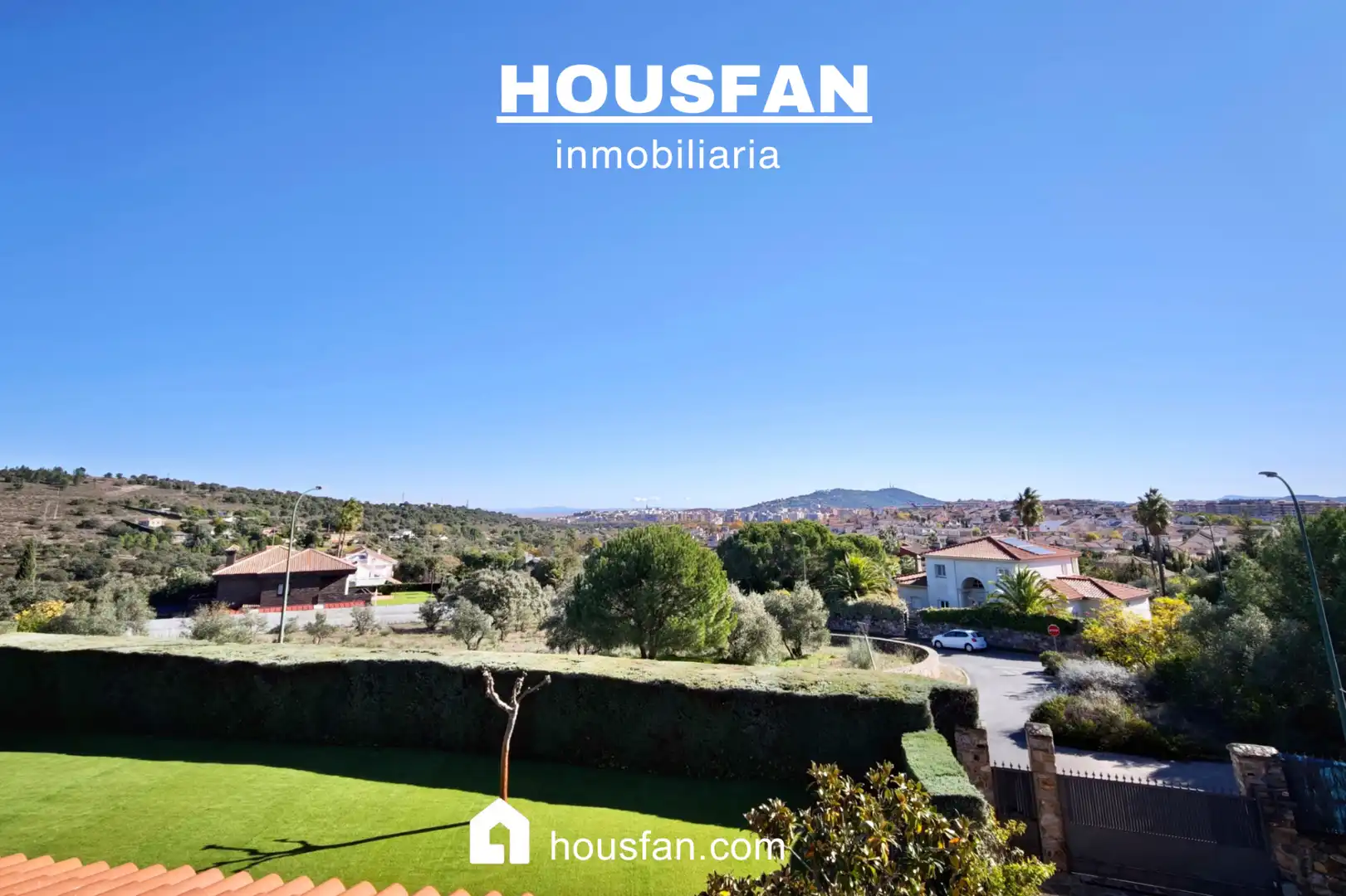 Exterior view of Houses for sale in Cáceres  with Air Conditioner, Heating and Private garden