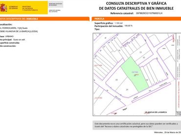 Wohnbaugrundstück zum Verkauf in Carrer Ferrocarril