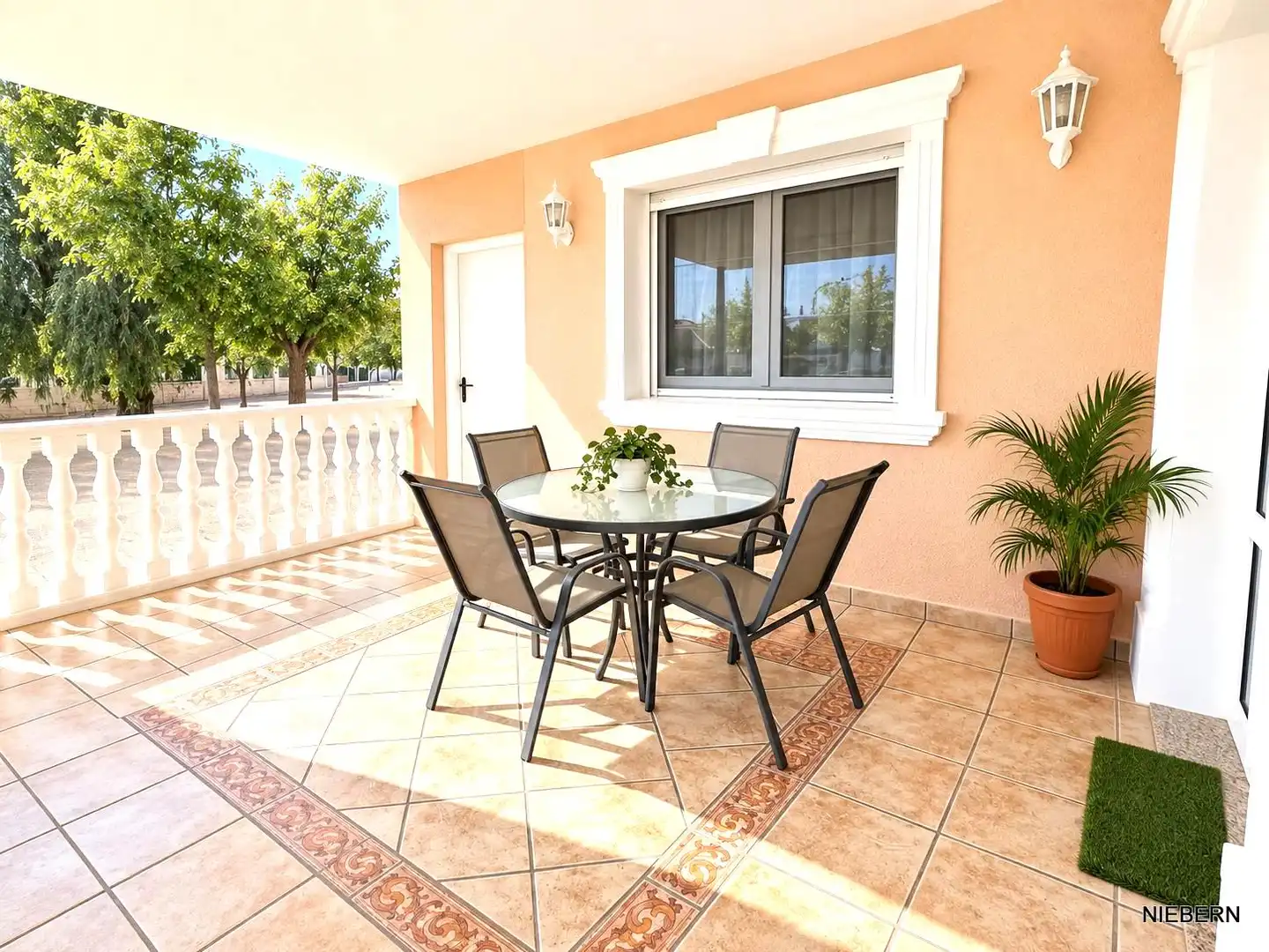 Terraza de Casa o chalet en venta en Cartagena con Aire acondicionado, Jardín privado y Terraza