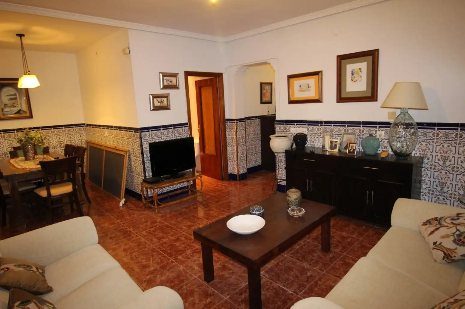 Sala de estar de Casa o chalet en venta en Torremayor con Parquet, Terraza y Trastero