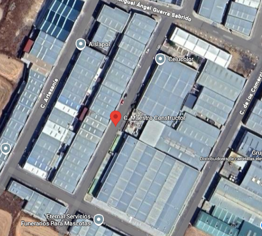 Vista exterior de Nau industrial de lloguer en Yuncler