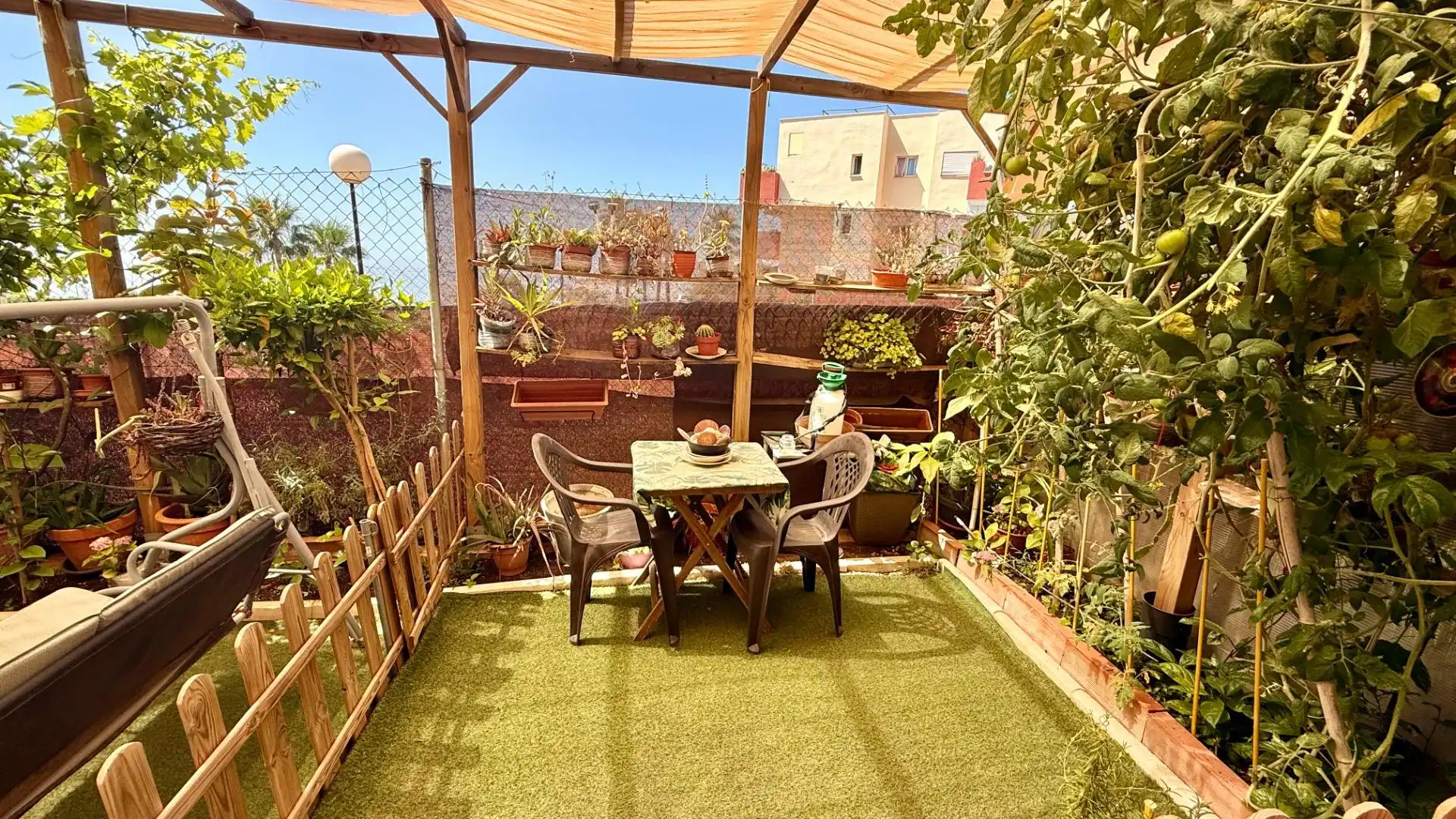 Terrace of Flat for sale in Benalmádena  with Private garden, Terrace and Community pool
