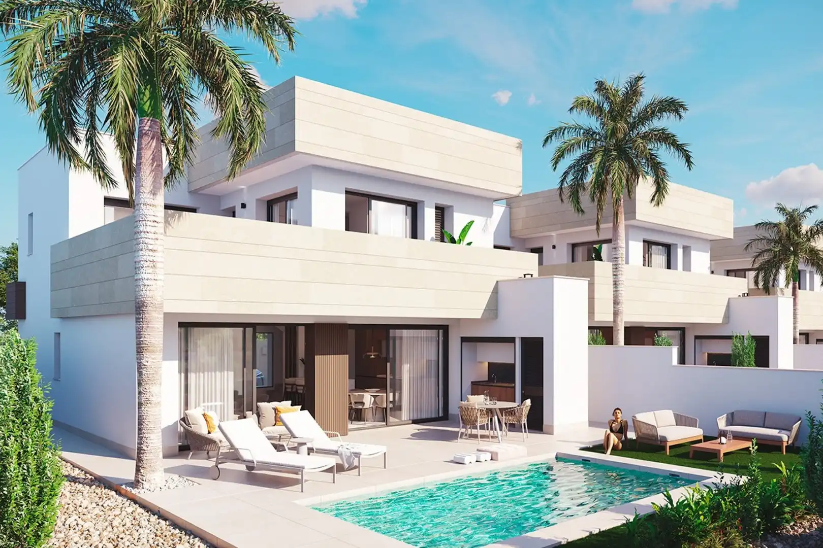 Villa con terrazza in vendita a Zona de la playa