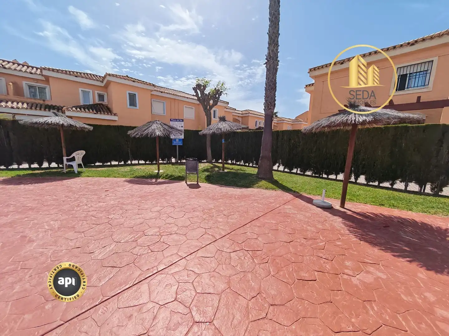 Exterior view of Flat for sale in Vera  with Air Conditioner, Private garden and Terrace