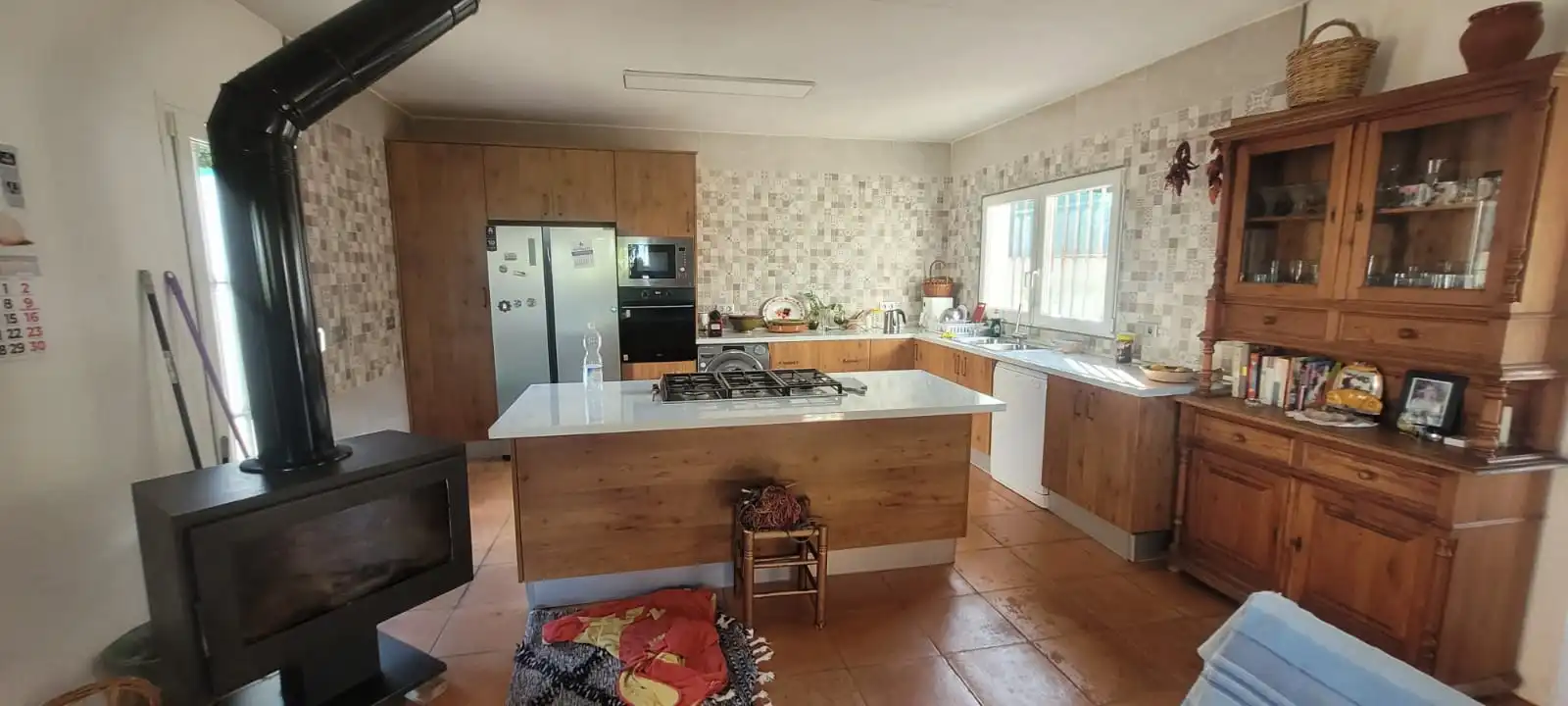 Cuina de Casa o xalet en venda en Tarifa amb Jardí privat, Moblat i Forn
