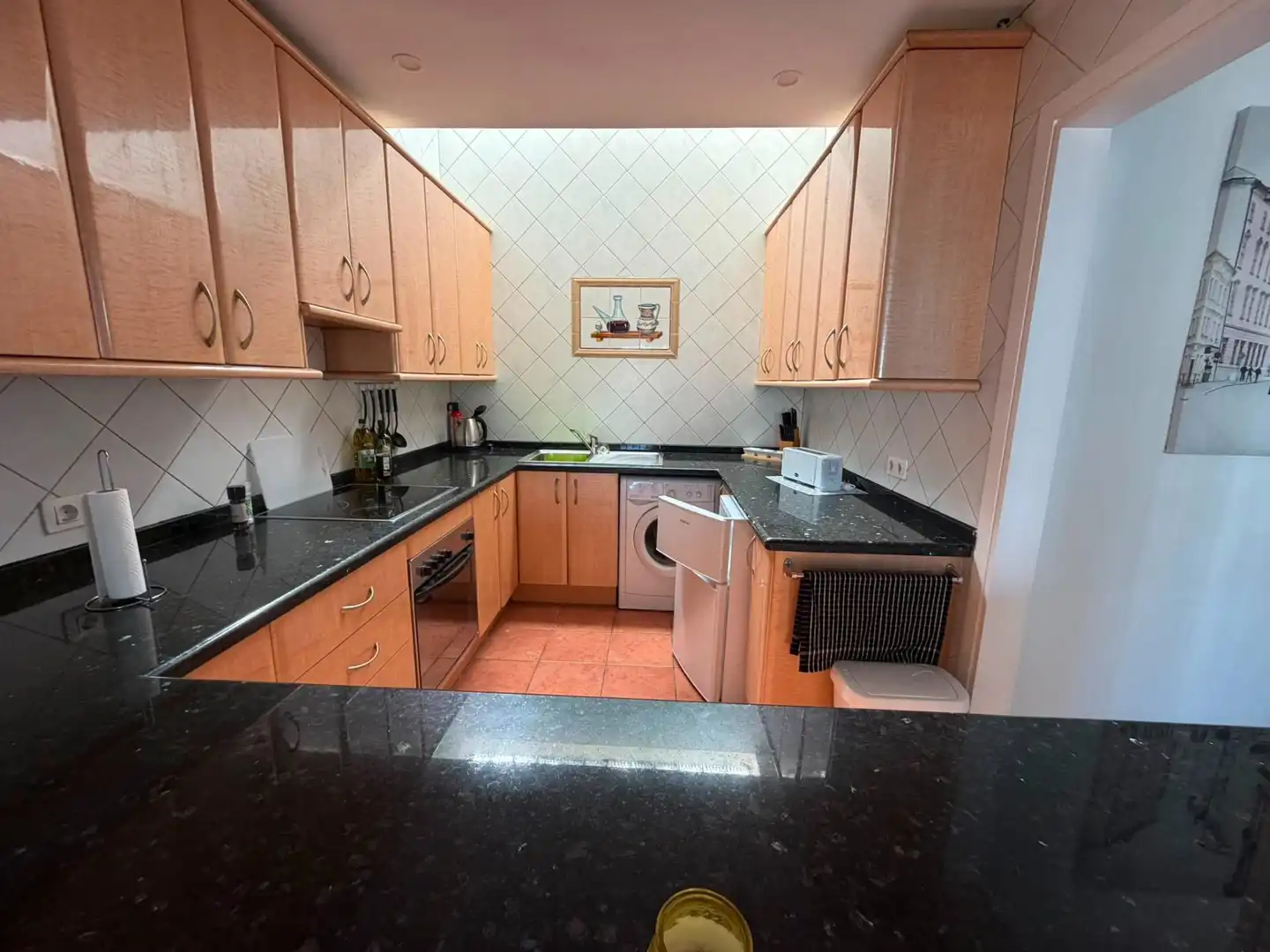 Cocina de Casa adosada en venta en Benidorm con Aire acondicionado, Calefacción y Jardín privado