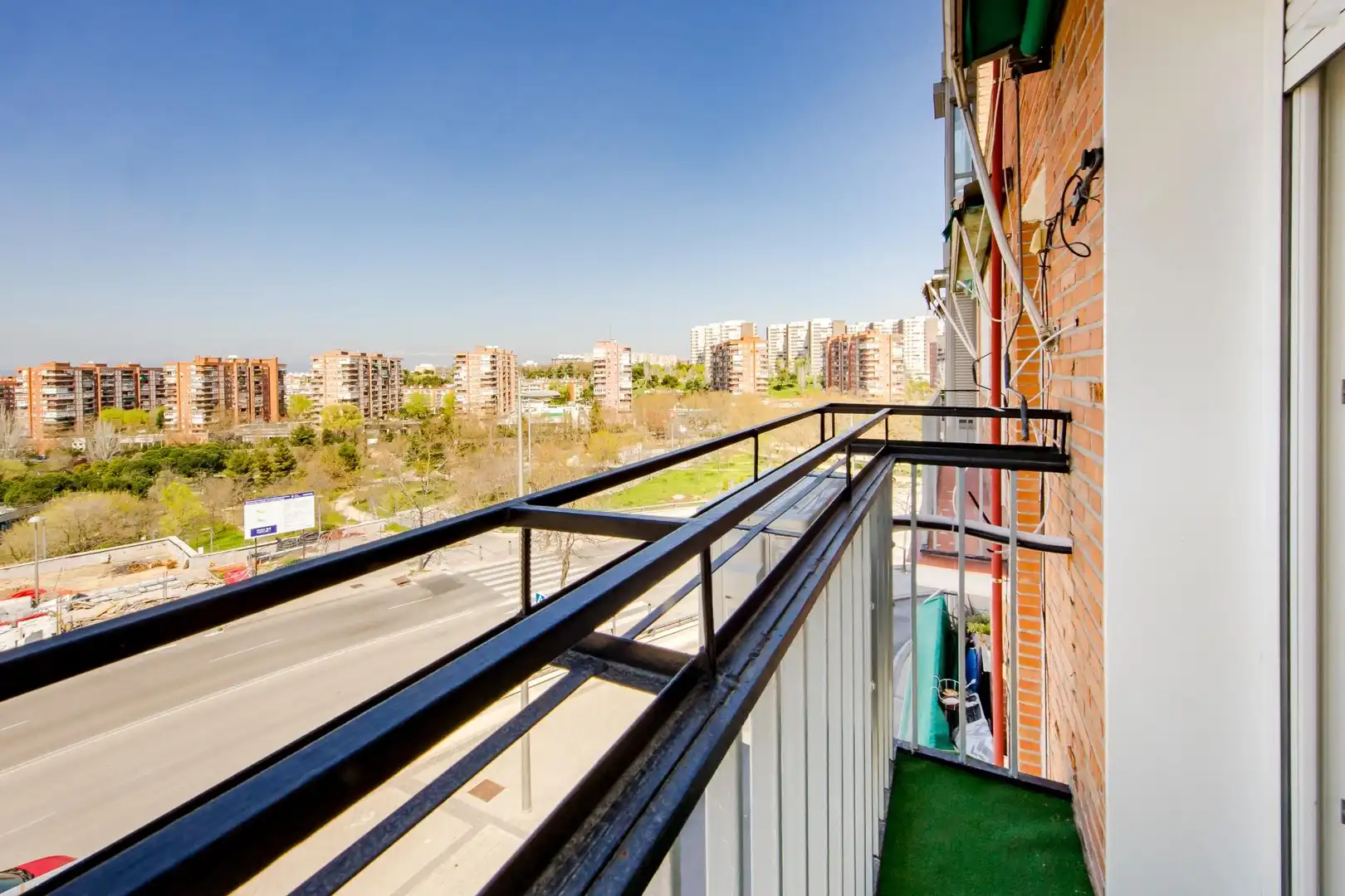 Balcony of Flat for sale in Madrid