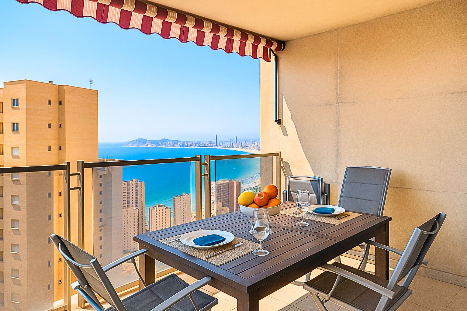 Terrace of Flat to rent in Benidorm  with Air Conditioner, Heating and Terrace