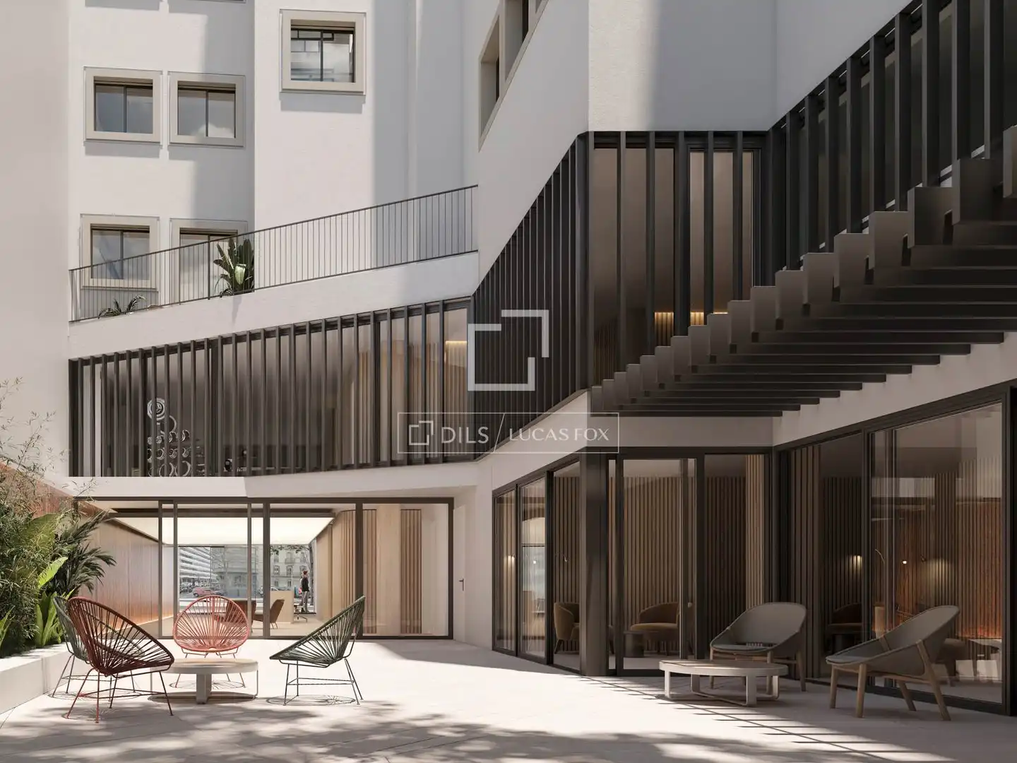 Terrasse von Wohnung zum Verkauf in Barcelona mit Klimaanlage, Terrasse und Schwimmbad