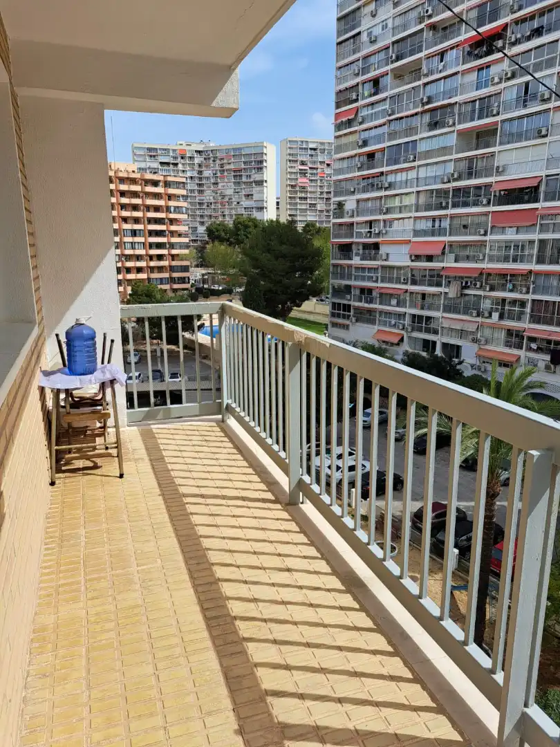 Balcony of Apartments for sale in Benidorm  with Air Conditioner, Terrace and Furnished