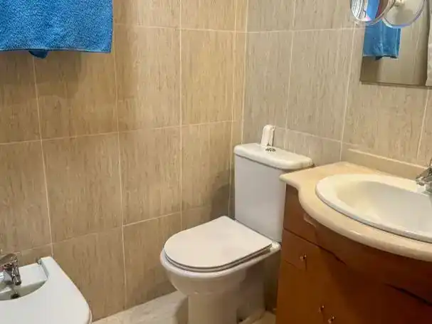 Bathroom of Flat for rent in Torreblanca  with Air Conditioner, Private garden and Parquet flooring
