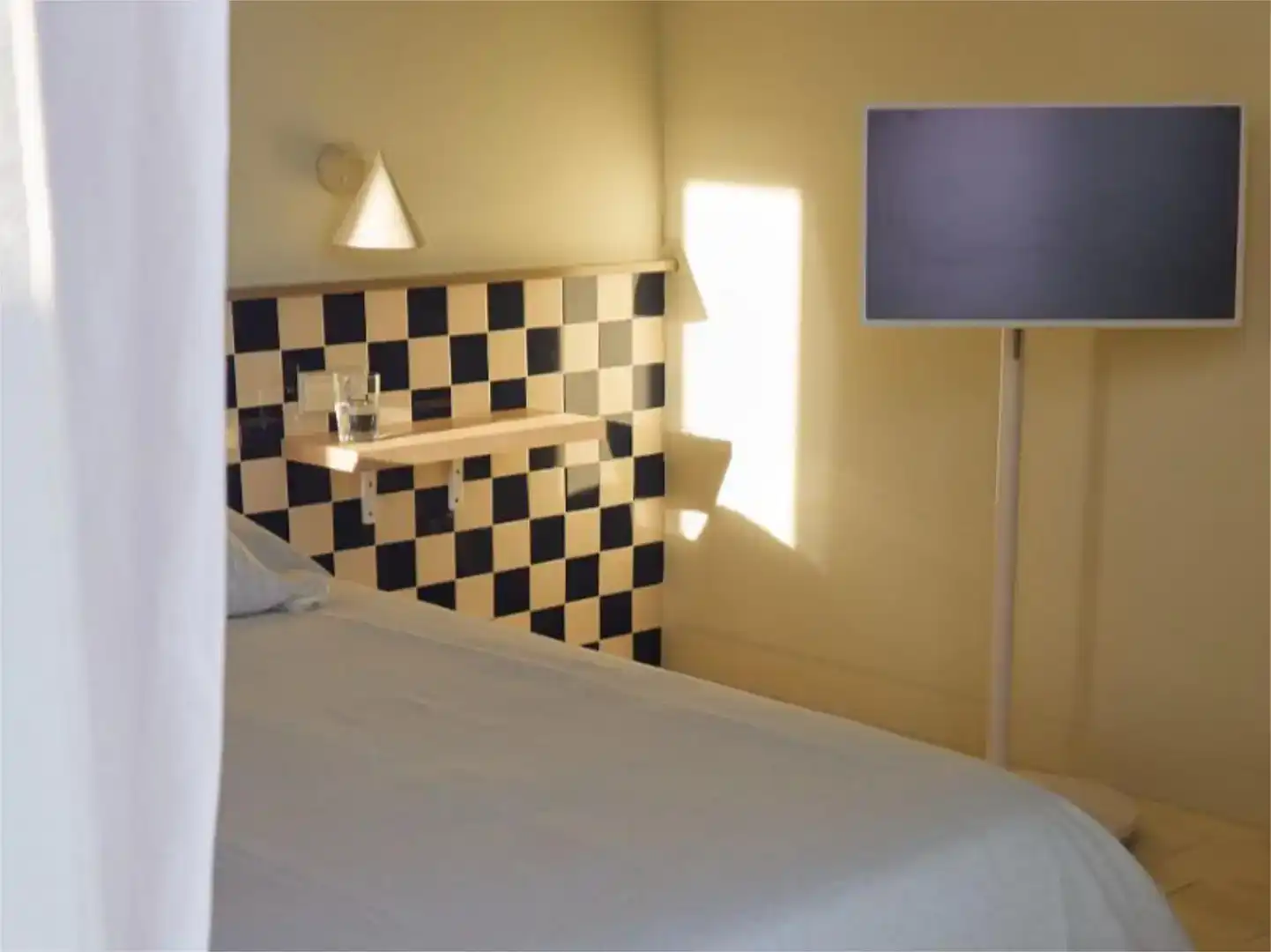 Schlafzimmer von Haus oder Chalet zur Miete in Almonte mit Klimaanlage, Privatgarten und Schwimmbad