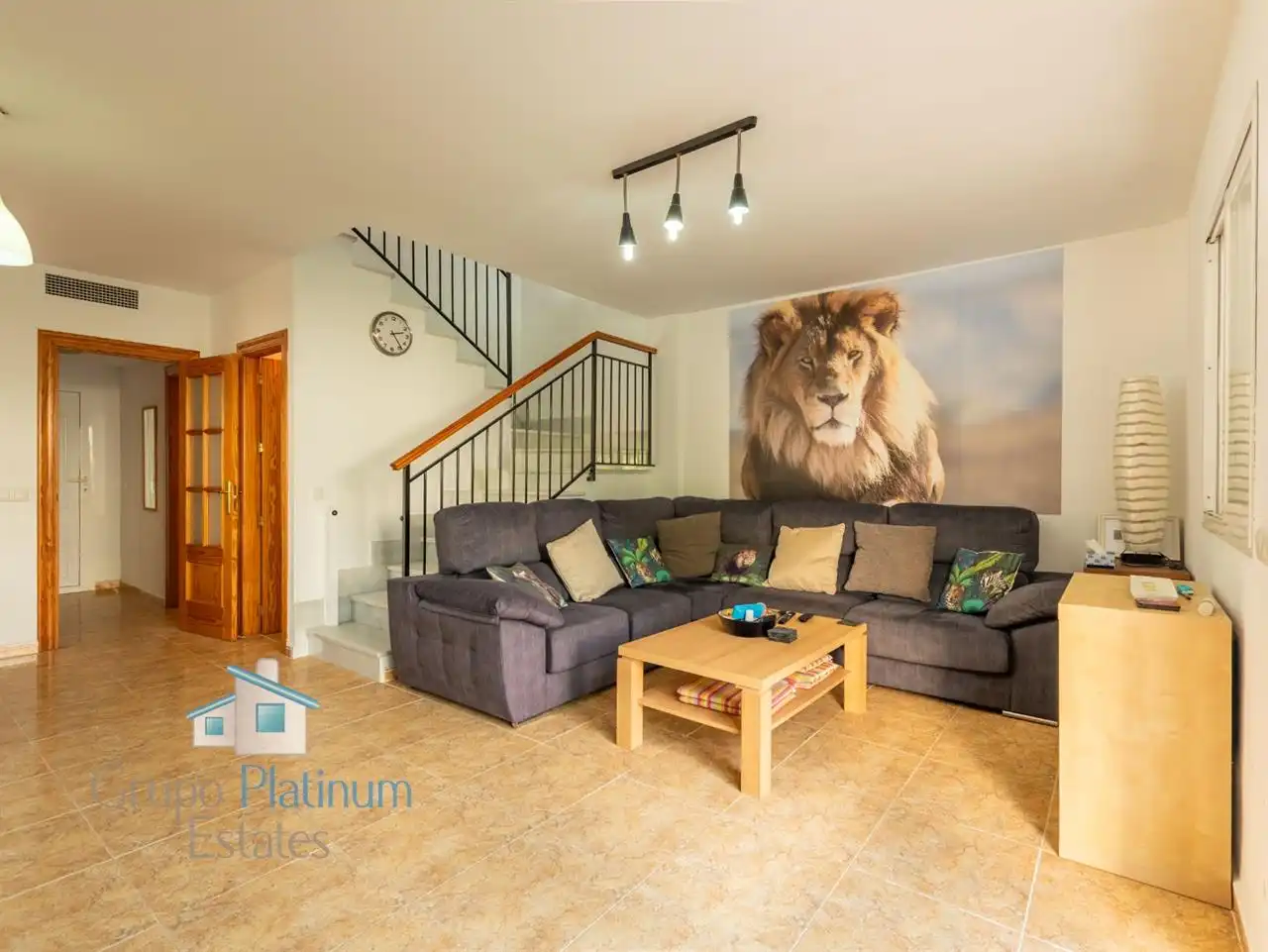 Sala de estar de Casa adosada en venta en Pulpí con Aire acondicionado, Jardín privado y Trastero