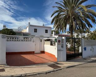 Exterior view of Single-family semi-detached for sale in Mojácar  with Air Conditioner, Terrace and Storage room