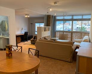 Living room of Flat for sale in Málaga Capital  with Air Conditioner, Terrace and Furnished