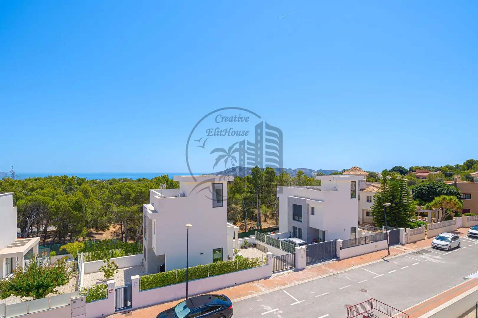 Vista exterior de Casa o chalet en venta en La Nucia con Jardín privado y Piscina