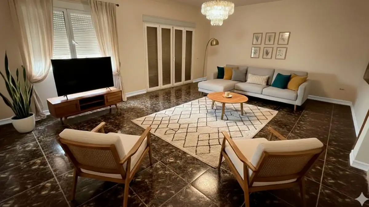 Sala d'estar de Casa o xalet en venda en Castellón de la Plana / Castelló de la Plana amb Terrassa, Moblat i Balcó