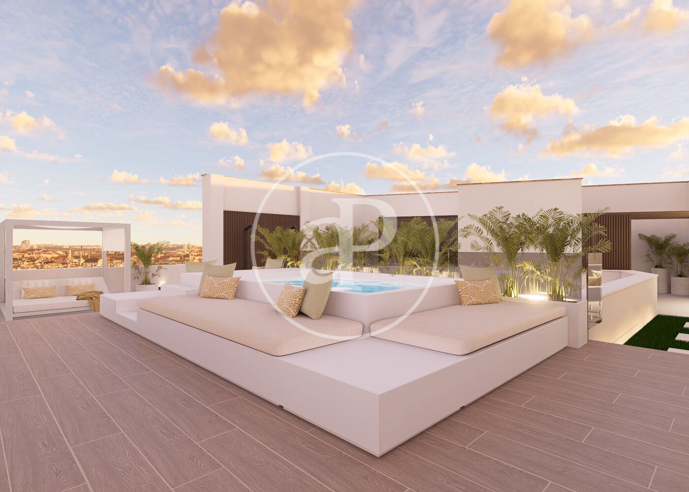 Terrace of Flat for sale in  Madrid Capital  with Air Conditioner, Heating and Terrace