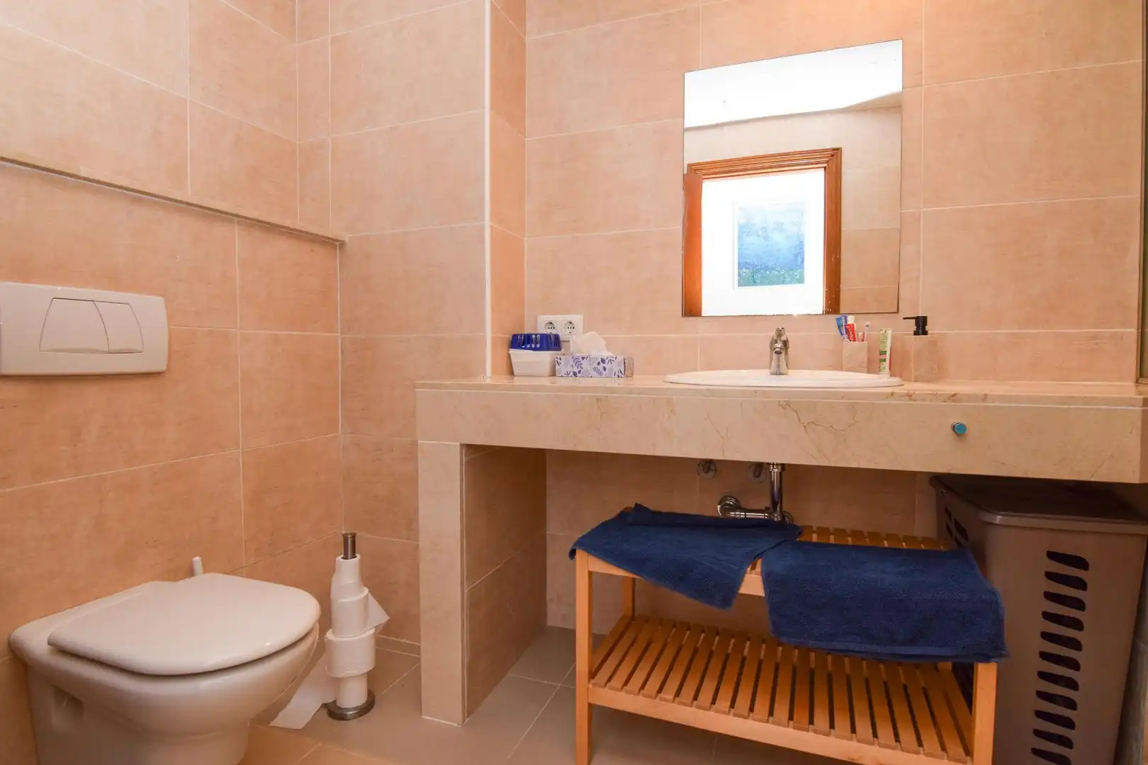 Bathroom of Flat for rent in Artà  with Air Conditioner, Storage room and Furnished