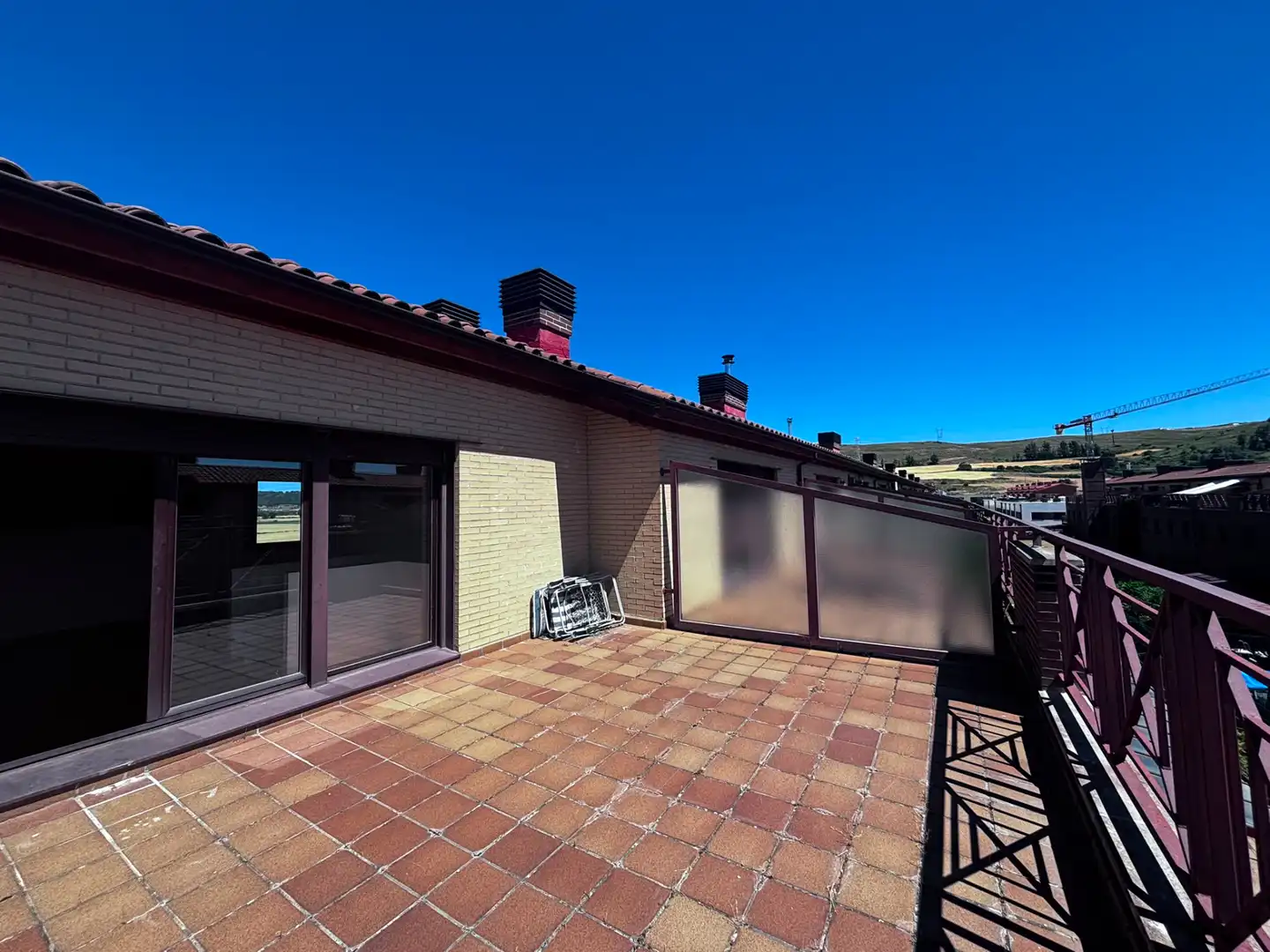 Terrasse von Einfamilien-Reihenhaus zum Verkauf in Burgos mit Heizung, Terrasse und Abstellraum
