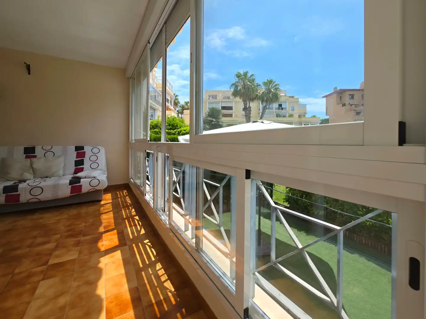 Balcony of Flat for sale in Alicante / Alacant  with Private garden, Terrace and Swimming Pool