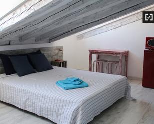Bedroom of Flat to rent in  Madrid Capital  with Air Conditioner, Heating and Furnished