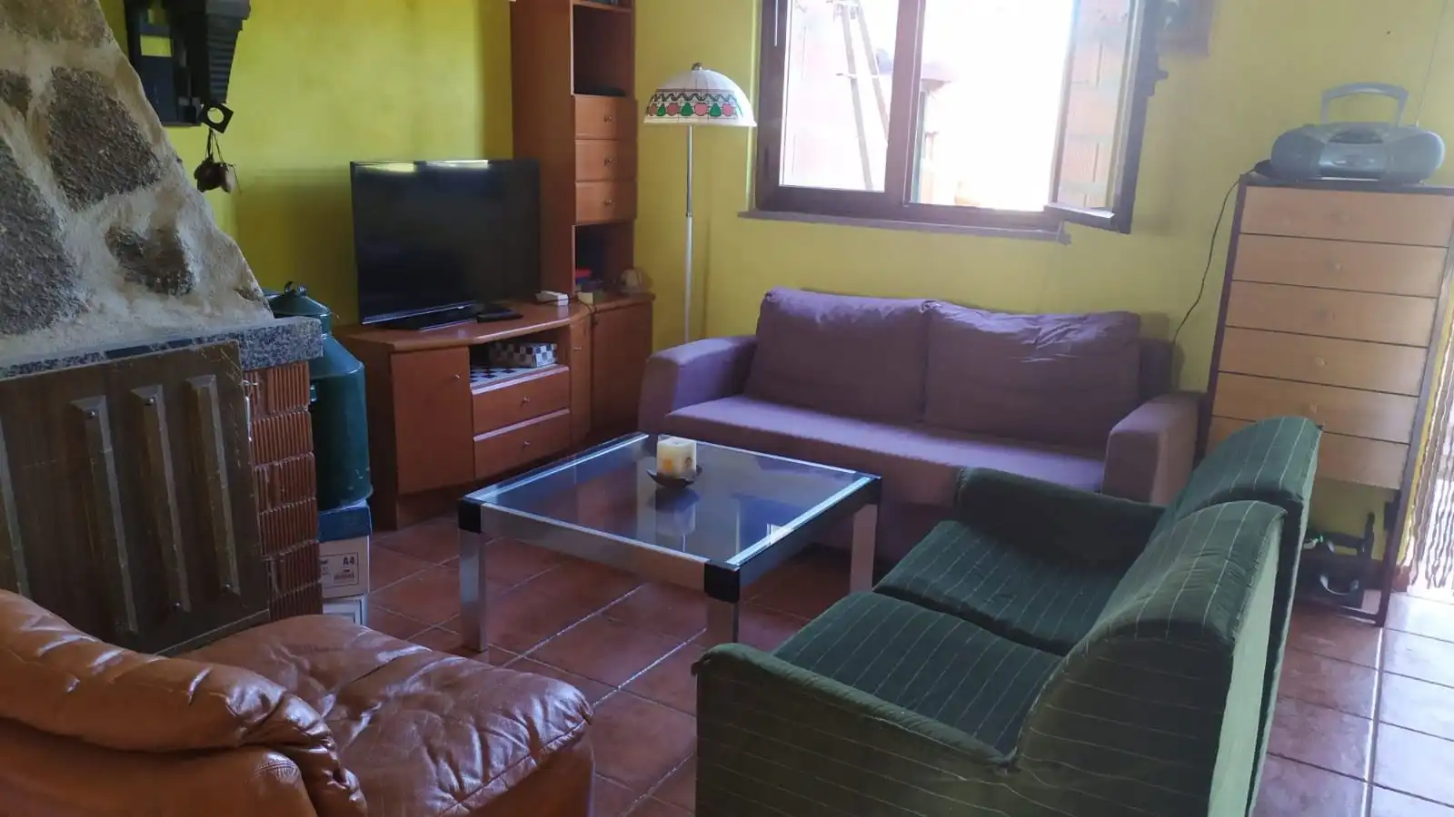 Living room of Houses for sale in Calvarrasa de Arriba  with Private garden and Furnished